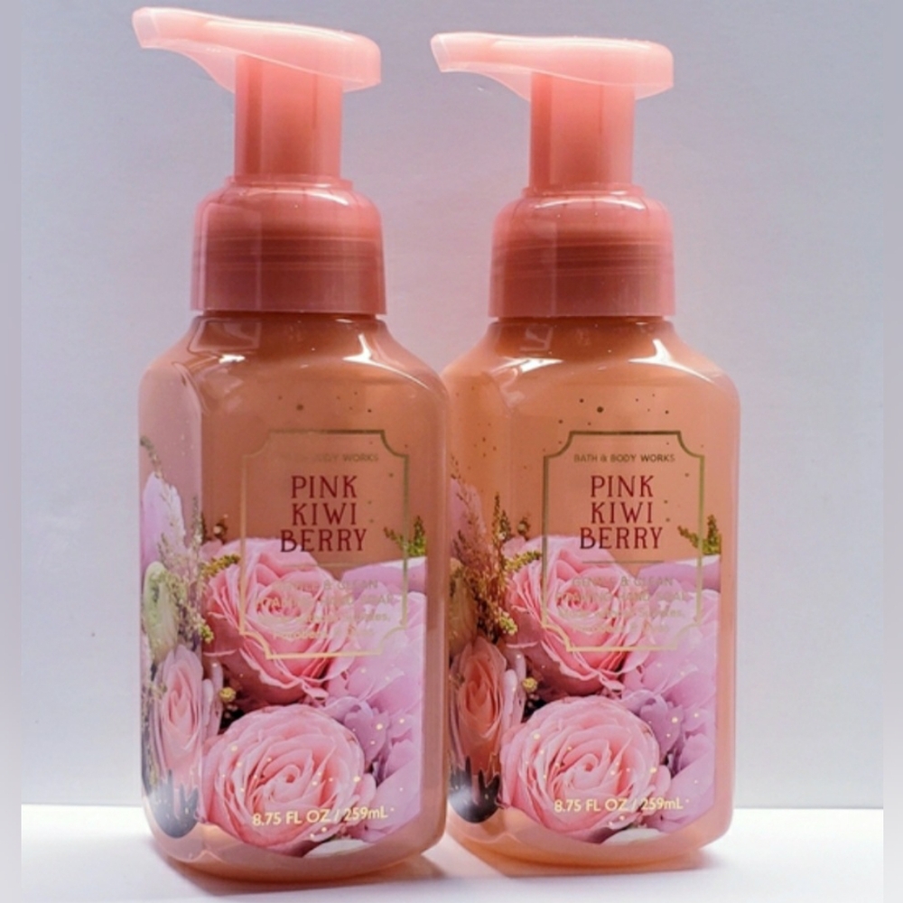 Bath & Body Works PINK KIWI BERRY Gentle & Clean Foaming Hand Soap (2 pack)